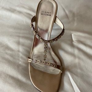 Stuart Weitzman strappy heels, size 8.5